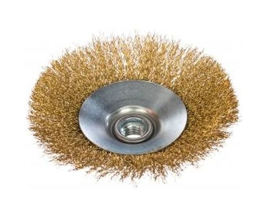 Щетка выгнутая (125 мм; М14) для УШМ Matrix 74616 – изображение 2