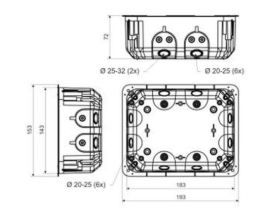 Ответвительная коробка KOPOS KO 180/LD_NA – изображение 2