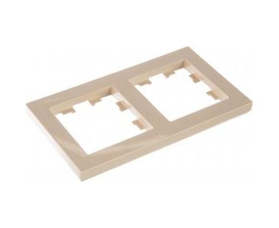 2-постовая универсальная рамка Schneider Electric ATLASDESIGN БЕЖЕВЫЙ ATN000202 – изображение 3