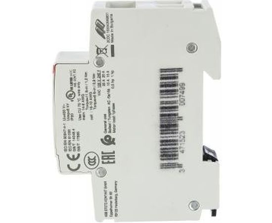 Контактор ABB ESB20-11N-06, модульный, 20А, АС-1, 1НО+1НЗ, катушка, 230В, AC/DC 1SBE121111R0611 – изображение 2