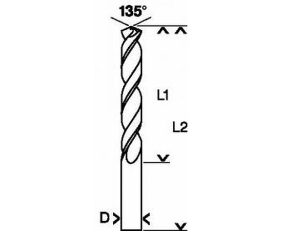 Сверло HSS-G STANDARD (4,2х75 мм; 10 шт.) по металлу Bosch 2608595060 – изображение 3