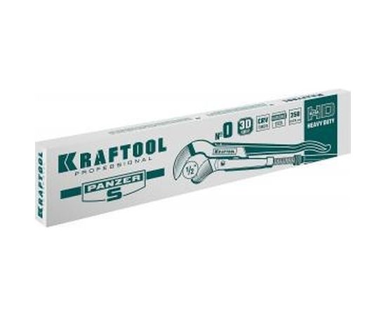 Трубный ключ Kraftool PANZER-S, №0, изогнутые губки 2733-05_z02 – изображение 2