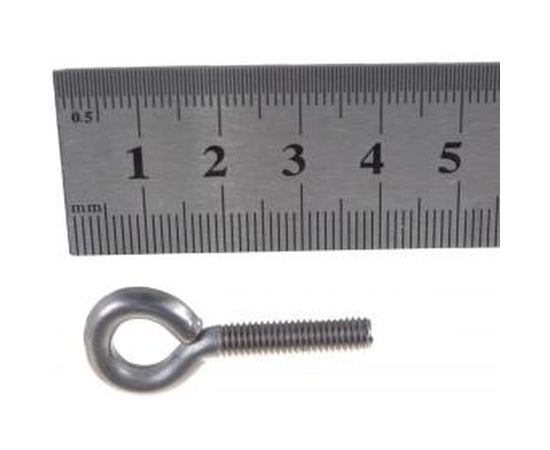 Петля-винт ЕВРОПАРТНЕР М5х21х8 нержав.сталь 2 шт. G2 0569 1 – изображение 3