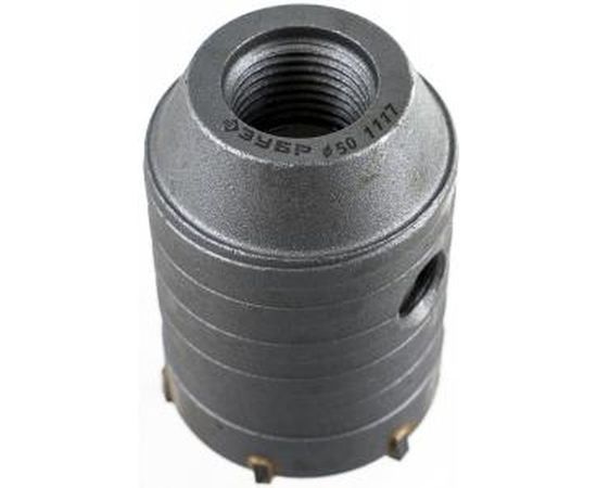 Коронка буровая без державки 50 мм по бетону Зубр 29180-50 