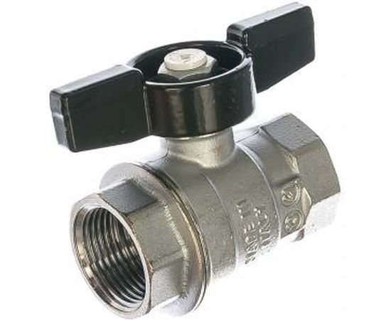 Кран шаровой полнопроходной (3/4; мама-мама) для трубопровода Зубр 4-51323-C-3/4 