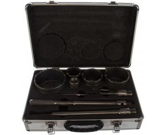 Набор буровых коронок (5 шт.) с державками SDS-PLUS и SDS-MAX Зубр 29185-H10 