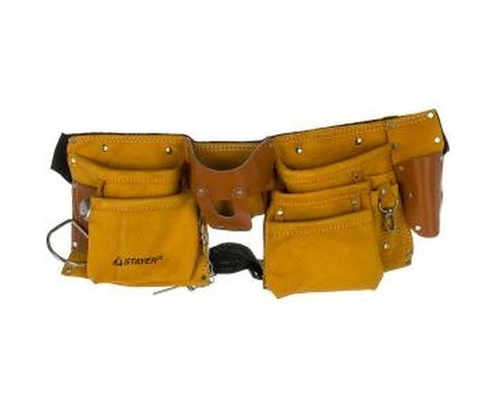 Сумка поясная 10 карманов для ручного инструмента Stayer 38512 
