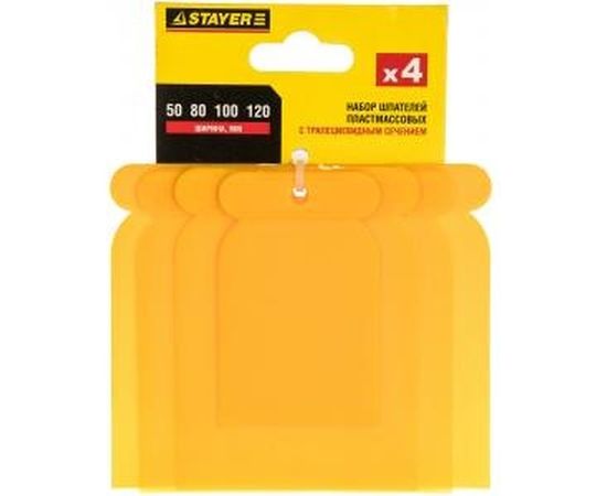 Набор поверхностных шпателей STAYER Япончик 4шт: 50, 80, 100, 120мм 1010-H4 