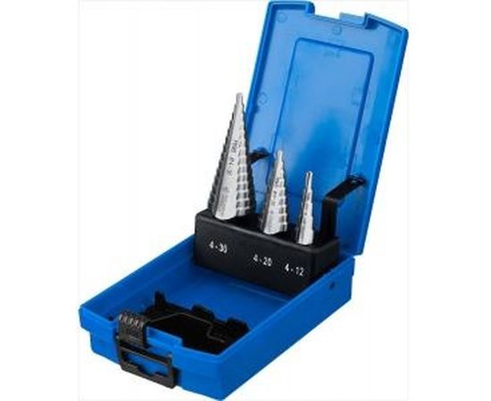 Набор ступенчатых сверл (Р6М5; 3 шт.) по металлу Зубр 29670-4-30-H3_z01 