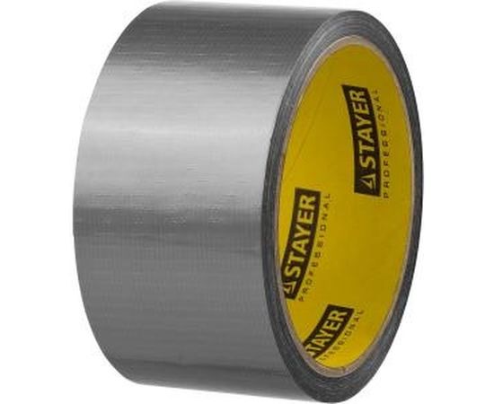 Лента клеящая серебристая (50 мм; 10 м) укрепленная тканью Stayer 12080-50-10 