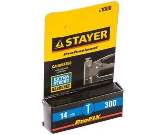 Закаленные гвозди STAYER для степлера тип 300 14 мм 1000 шт. 31614-14 – изображение 2