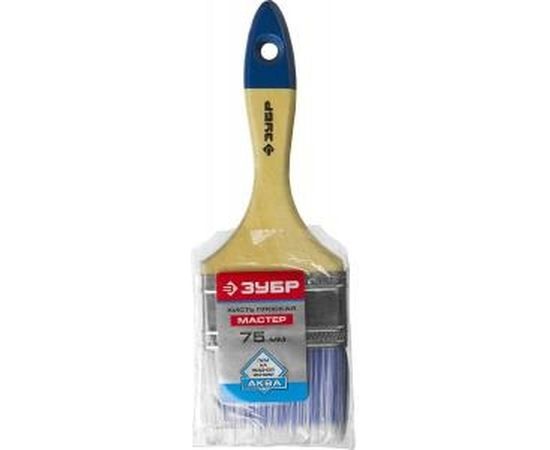 Плоская кисть ЗУБР АКВА-МАСТЕР 4-01007-075 – изображение 2