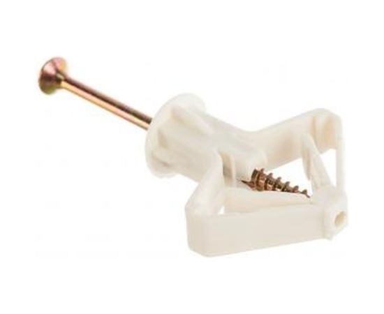 Дюбель Бабочка полипропиленовый для пустотелых конструкций с саморезом 4 шт. (10х50 мм; ТФ6) ЗУБР 4-301326 – изображение 4