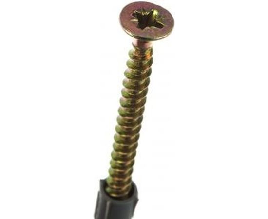 Дюбель ЕВРО с шурупом 10 шт. (6х40 мм; ТФ6) ЗУБР 30662-06-40 – изображение 5