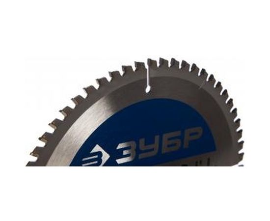 Диск пильный по алюминию/ламинату/пластику (190х20 мм; 60Т) точный-мульти рез Зубр 36907-190-20-60 – изображение 3
