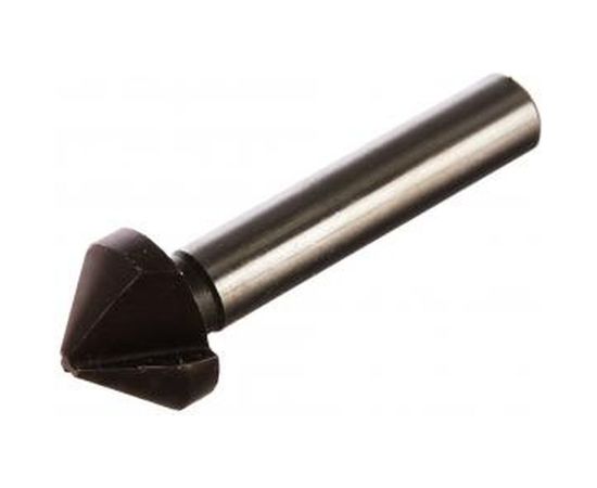 Зенкер конусный с кобальтовым покрытием (20.5х63 мм; М10) по металлу для дрелей Зубр 29732-10 – изображение 3