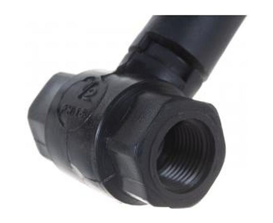 Кран шаровой полнопроходной (1/2; мама-мама) для трубопровода Зубр 4-51533-PA-1/2 – изображение 2