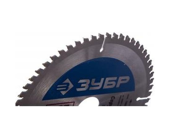 Диск пильный по алюминию/ламинату/пластику (190х30 мм; 60Т) точный-мульти рез Зубр 36907-190-30-60 – изображение 3