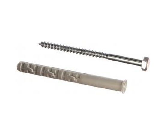 Рамный дюбель Зубр нейлоновый, шестигранная головка, ТФ 5, 10x100мм, 50шт 4-301475-10-100 – изображение 3