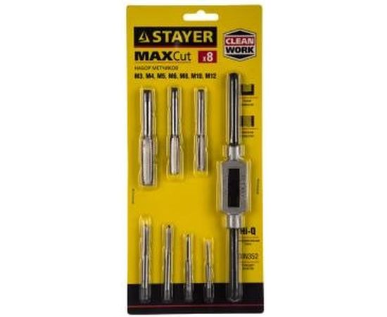 Набор метчиков, метчикодержатель 1шт, метчики 7шт, 8 предметов Stayer MASTER 28016-H8_z01 – изображение 2