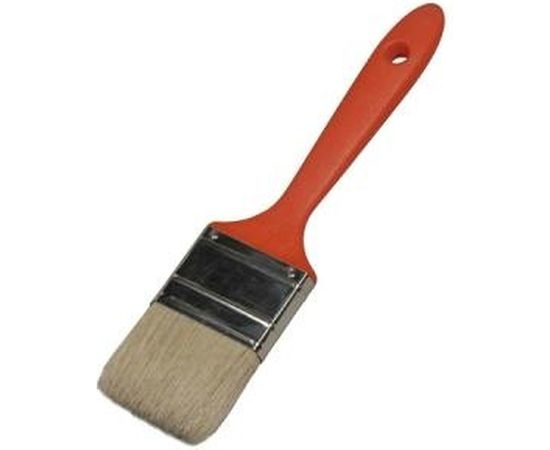 Плоская кисть STAYER UNIVERSAL-EURO со светлой натуральной щетиной и пластмассовой ручкой 50мм 0108-50 – изображение 4