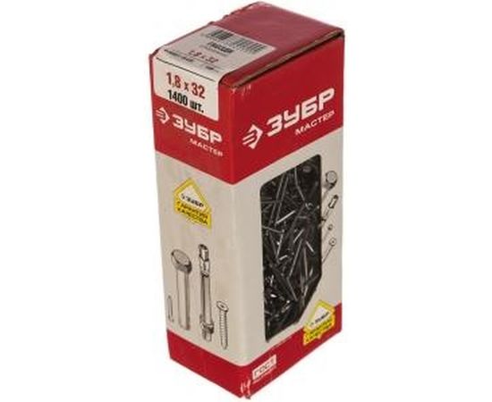 Гвозди строительные 1400 шт. (1.8х32 мм) Зубр 4-305011-18-032 – изображение 2