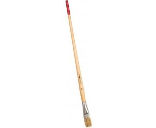 Круглая тонкая кисть STAYER UNIVERSAL-STANDART, светлая натуральная щетина, деревянная ручка, №18 x 20мм 0124-18 – изображение 2