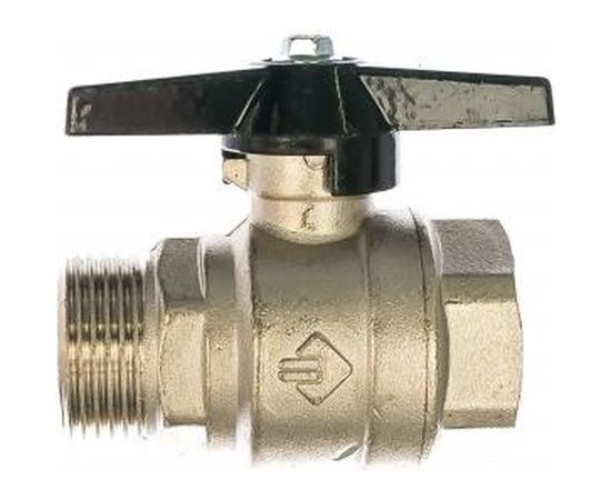 Кран шаровой полнопроходной (1; мама-папа) для трубопровода Зубр 4-51324-C-1 – изображение 5