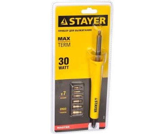 Прибор для выжигания STAYER с набором насадок, 6шт 45225 – изображение 4