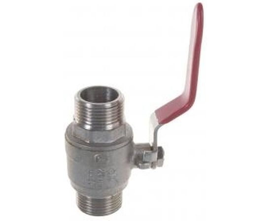 Кран шаровой полнопроходной (3/4; папа-папа) для трубопровода Зубр 51352-N-3/4 – изображение 4