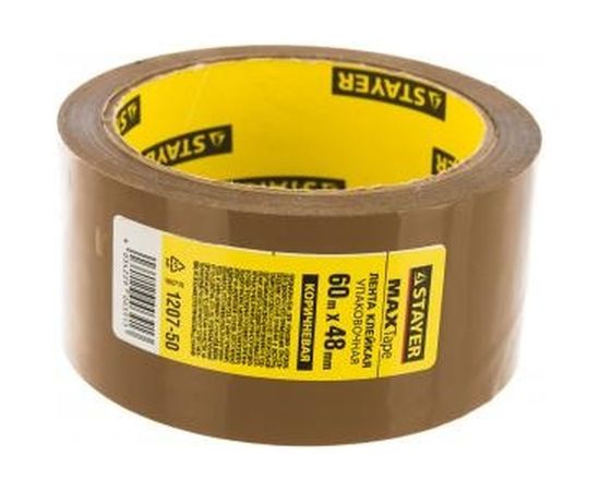 Лента клеящая упаковочная (48 ммх60 м) STAYER 1207-50 – изображение 4