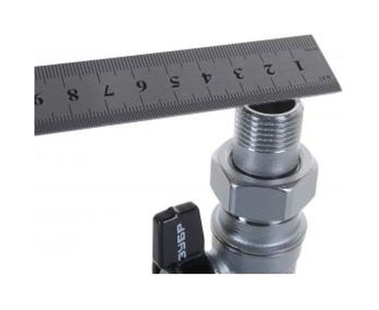 Кран с накидной гайкой (1/2; мама-папа) для трубопровода Зубр 4-51327-C-1/2 – изображение 4