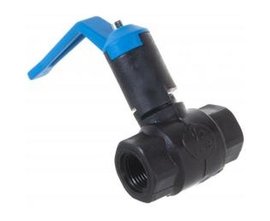 Кран шаровой полнопроходной (1/2; мама-мама) для трубопровода Зубр 4-51533-PA-1/2 – изображение 5