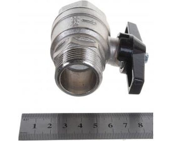 Кран шаровой полнопроходной (1; мама-папа) для трубопровода Зубр 4-51324-C-1 – изображение 3