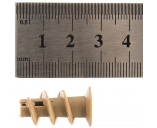 Дюбель нейлоновый с установочным инструментом для гипсокартона 100 шт. (23 мм; ТФ5) ЗУБР 4-301255 – изображение 4