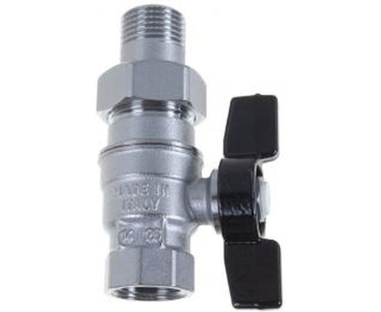 Кран с накидной гайкой (1/2; мама-папа) для трубопровода Зубр 4-51327-C-1/2 – изображение 2