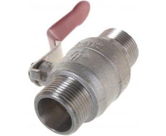 Кран шаровой полнопроходной (3/4; папа-папа) для трубопровода Зубр 51352-N-3/4 – изображение 2