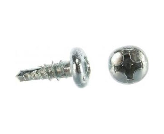 Саморезы со сверлом для крепления листового металла Зубр полусферическая головка, оцинкованные, 22000шт 4-300170-35-09 