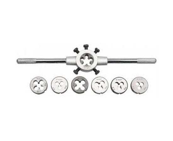 Набор плашек 8 предметов (М3-М12) Зубр 28128-H8 