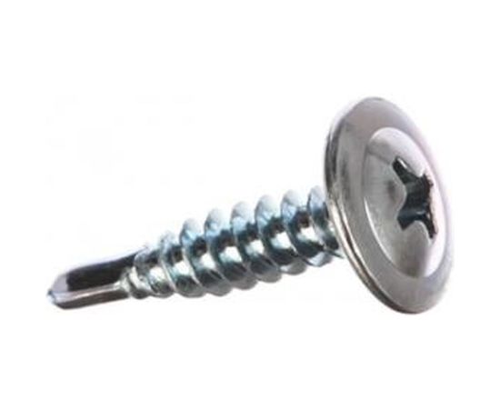 Саморезы с прессшайбой и сверлом по листовому металлу 450 шт. (4,2х19 мм; PH2) ЗУБР 4-300211-42-019 