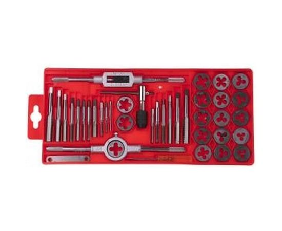 Набор резьбонарезного инструмента 40 предметов, в пластиковом боксе ЗУБР 2810-H40_z01 