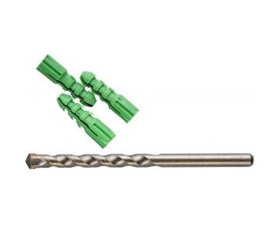 Набор сверл по бетону STAYER MASTER с дюбелями 11 шт. 29111-H11-10 