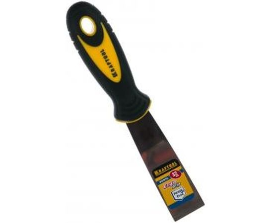 Шпательная лопатка Kraftool с двухкомпонентной ручкой нержавеющее полотно 32 мм 10035-030 