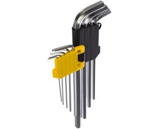 Набор имбусовых длинных ключей 9 предметов STAYER MASTER 2741-H9 – изображение 5