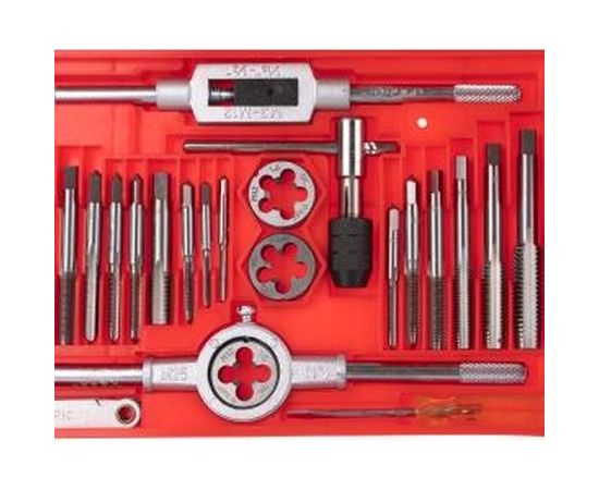 Набор резьбонарезного инструмента 40 предметов, в пластиковом боксе ЗУБР 2810-H40_z01 – изображение 3