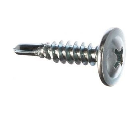 Саморезы с прессшайбой и сверлом по листовому металлу 450 шт. (4,2х19 мм; PH2) ЗУБР 4-300211-42-019 – изображение 3