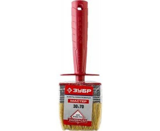 Кисть-макловица Зубр Универсал-Мастер КМ-25 светлая натуральная щетина 30x70 мм 01825-07 – изображение 2