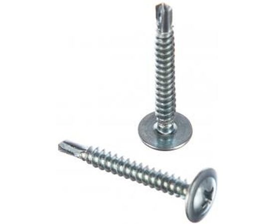 Саморезы с прессшайбой и сверлом по листовому металлу 250 шт. (4,2х32 мм; PH2) ЗУБР 4-300211-42-032 – изображение 3