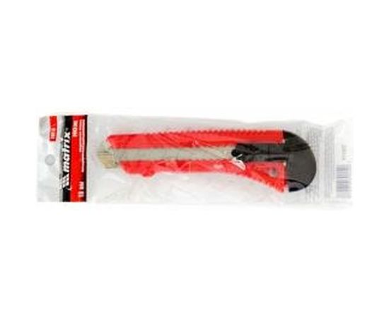 Нож с выдвижным лезвием 18 мм MATRIX 78918 – изображение 2