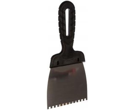 Нержавеющий зубчатый шпатель STAYER 100 мм 1009-10-04 – изображение 2